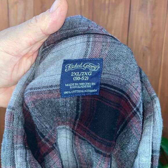 Mens long sleeve shirt sized 2XL by Faded Glory - Picture 7 of 7